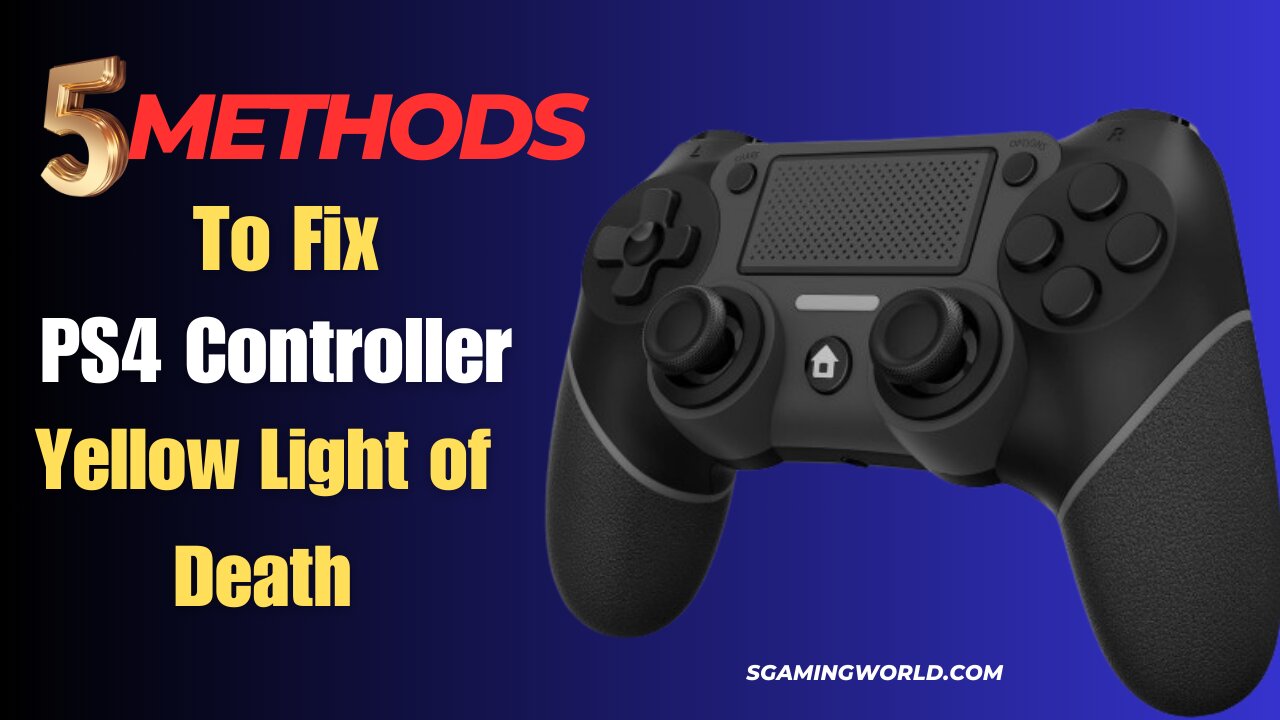 PS4 Controller Yellow Light of Death