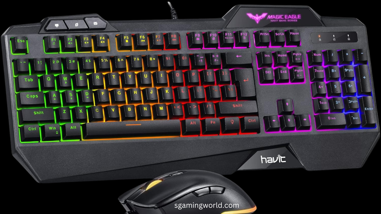 skytech gaming keyboard light settings