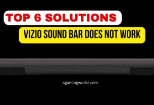 why vizio sound bar does not work